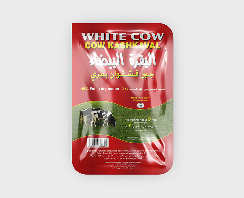 Cow Kashkaval 45% Fat - 3 Kgs