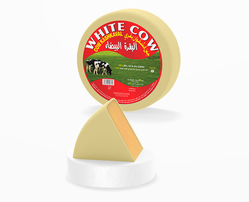 Cow Kashkaval 45% Fat - 8 Kgs